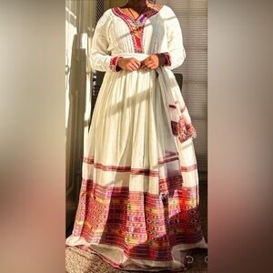 Beautiful Handmade Ethiopian & Eritrean Traditional Dress | Cultural Dress